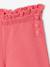 Ensemble fille t-shirt short en maille fantaisie écru+rose 14 - vertbaudet enfant 
