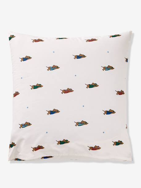 Parure housse de couette et taie d'oreiller rayé bleu 7 - vertbaudet enfant 