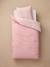 Parure housse de couette et taie d'oreiller rose pâle 5 - vertbaudet enfant 