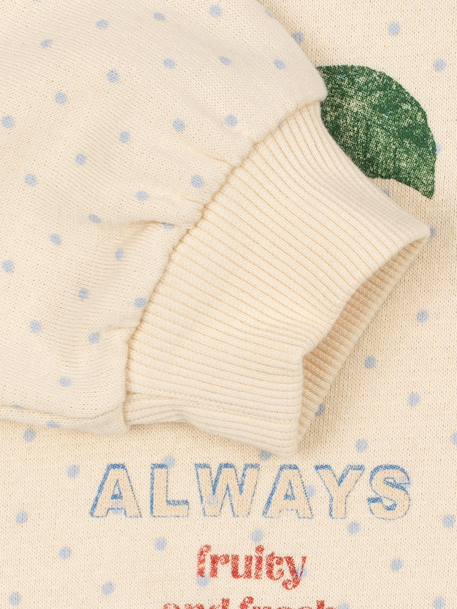 Sweat enfant coton bio beige 5 - vertbaudet enfant 