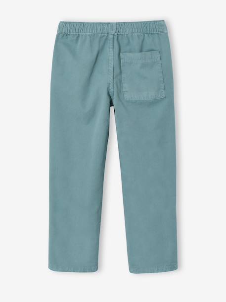 Pantalon garçon retroussable vert émeraude 5 - vertbaudet enfant 