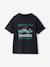 T-shirt manches courtes garçon anthracite+bleu ciel+jaune 2 - vertbaudet enfant 