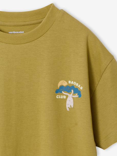 T-shirt manches courtes garçon cumin 2 - vertbaudet enfant 