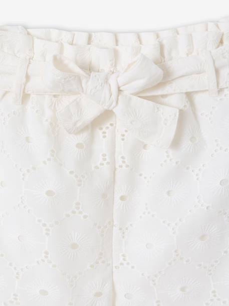 Ensemble 2 pièces short fille Ella Happy Time blanc 6 - vertbaudet enfant 