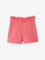 Ensemble fille t-shirt short en maille fantaisie écru+rose 11 - vertbaudet enfant 