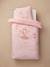 Parure housse de couette et taie d'oreiller rose pâle 4 - vertbaudet enfant 
