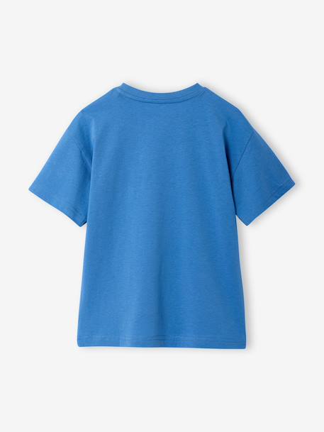 T-shirt imprimé manches courtes garçon bleu moyen 5 - vertbaudet enfant 