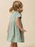 Robe courte gaze de coton vert sauge 6 - vertbaudet enfant 