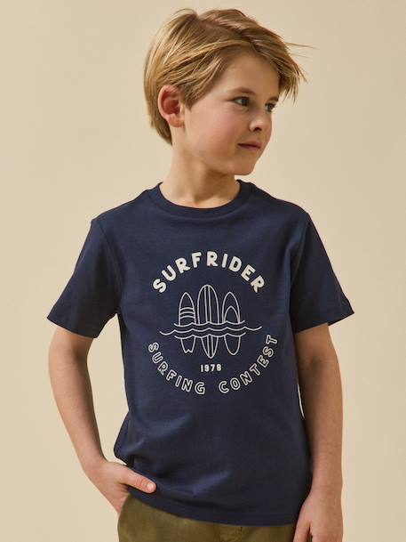 T-shirt manches courtes marine 3 - vertbaudet enfant 