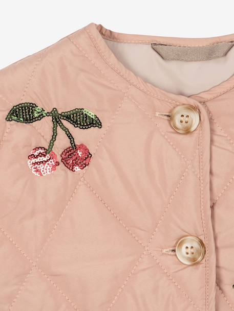 Veste matelassée fille rose 5 - vertbaudet enfant 
