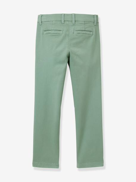 Pantalon chino vert sauge 2 - vertbaudet enfant 