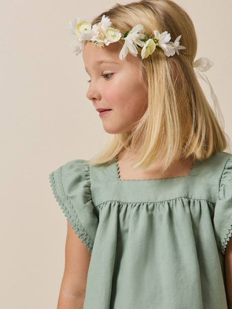 Couronne de fleurs écru 3 - vertbaudet enfant 