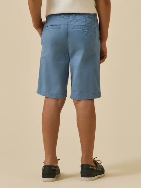 Short chino garçon bleu 5 - vertbaudet enfant 