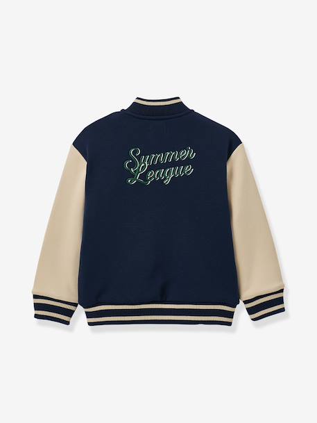 Veste Teddy style collège marine 2 - vertbaudet enfant 