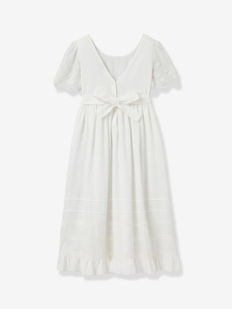 Robe longue fille blanc 2 - vertbaudet enfant 