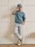 Pull sweat garçon doux bleu ardoise 2 - vertbaudet enfant 