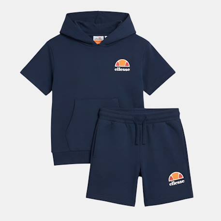 Ensemble t-shirt capuche et short garçon à imprimé Marine 3 - vertbaudet enfant 