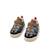 Sandales garçon textile fermeture adhésive barefoot Blue+Kaki beige 6 - vertbaudet enfant 