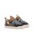 Sandales garçon textile fermeture adhésive barefoot Blue+Kaki beige 4 - vertbaudet enfant 