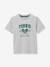 T-shirt manche courte coton bio gris chiné 1 - vertbaudet enfant 