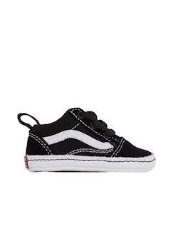 Chaussures-Chaussures bébé 17-26-Marche garçon 19-26-Baskets-Basket old skool en cuir– unisexe junior – style intemporel