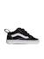 Basket old skool en cuir– unisexe junior – style intemporel Noir 1 - vertbaudet enfant 