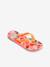 Tongs imprimés orange 1 - vertbaudet enfant 
