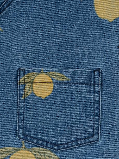 Veste en denim bleu jean 5 - vertbaudet enfant 