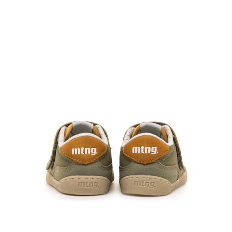 Sneakers garçon synthétique fermeture adhésive barefoot Bleu marine–pétrole+Bleu marine-turquoise+Jaune clair+Kaky+Taupe-cuir 23 - vertbaudet enfant 