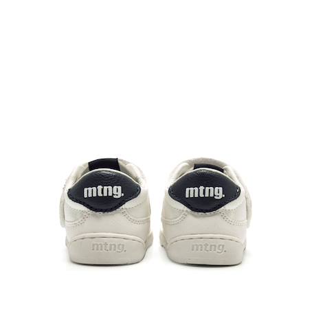 Sneakers garçon synthétique fermeture adhésive barefoot blanc-bleu marine+Blanc-bleu_marine+Blue marine 9 - vertbaudet enfant 