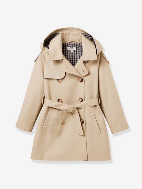 Fille-Manteau, veste-Trench enfant ceinture