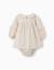 Robe en coton à fleurs + bloomer b&s Beige 2 - vertbaudet enfant 