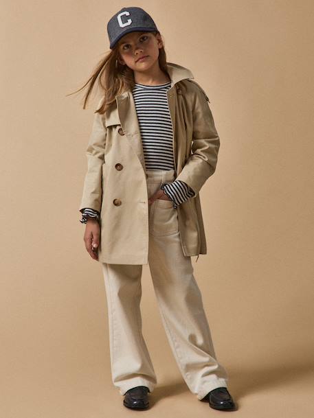 Trench enfant ceinture beige 6 - vertbaudet enfant 