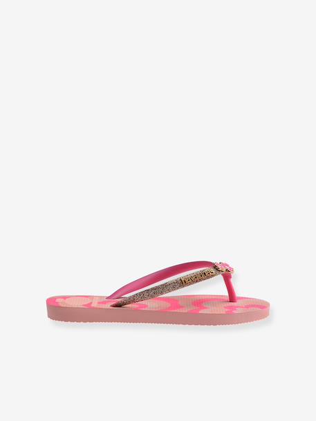 Tongs paillettes rose 3 - vertbaudet enfant 