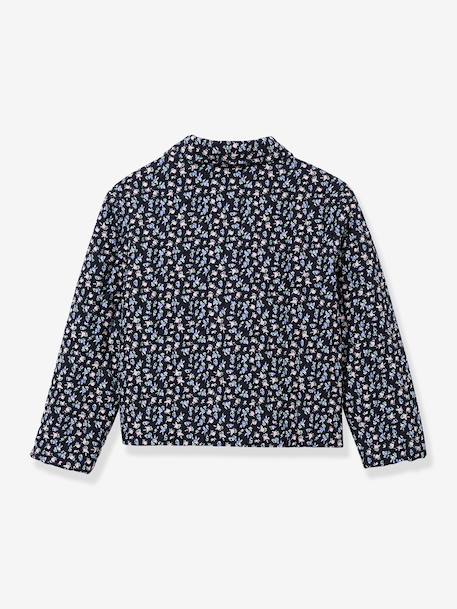 Veste fleurie bleu 7 - vertbaudet enfant 