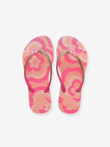 Tongs paillettes rose 4 - vertbaudet enfant 