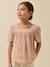 Blouse gaze coton bio rose pâle 2 - vertbaudet enfant 