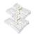 Lot de 12 lingettes lavables coton bio Ananas+Baleines+Fleurs beiges+Fleurs roses+Géométrique+Vichy vert 9 - vertbaudet enfant 