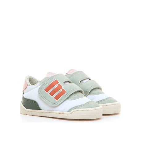 Sneakers filles synthétique fermeture adhésive barefoot Aigue-marine 4 - vertbaudet enfant 