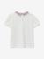 Tee shirt col habillé coton bio rose clair 2 - vertbaudet enfant 