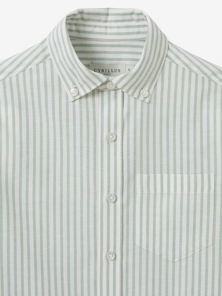 Chemise longue rayée vert 5 - vertbaudet enfant 