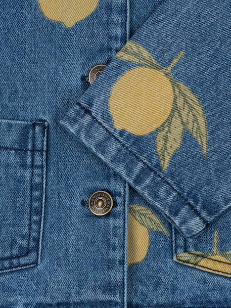 Veste en denim bleu jean 4 - vertbaudet enfant 