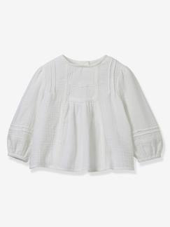 Bébé-Chemise, blouse-Blouse gaze de coton