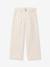 Pantalon large twill écru 1 - vertbaudet enfant 