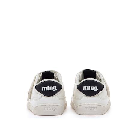 Sneakers garçon synthétique fermeture adhésive barefoot blanc-bleu marine+Blanc-bleu_marine+Blue marine 5 - vertbaudet enfant 