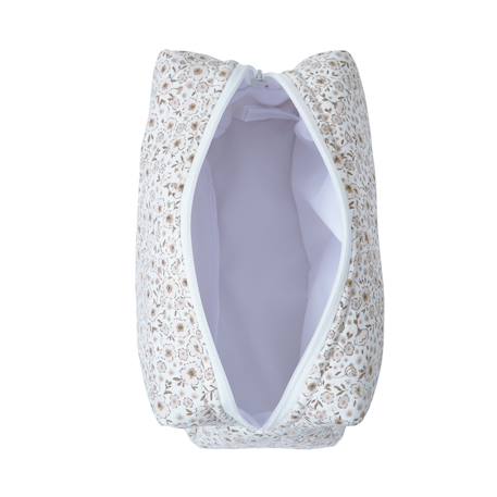 Trousse de toilette coton bio Bleu+Bois de rose+Caramel+Fleurs beiges+Vert sapin+Vichy vert 17 - vertbaudet enfant 