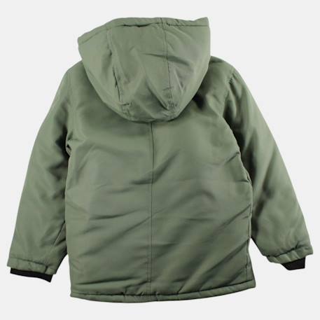 Parka garçon imprimée Kaki+Noir 5 - vertbaudet enfant 