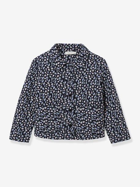 Fille-Manteau, veste-Veste fleurie
