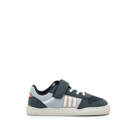 Sneakers garçon synthétique lacets- fermeture adhésive barefoot Blanc-beige+Blanco-grey+Blue+Noir mate+White 12 - vertbaudet enfant 