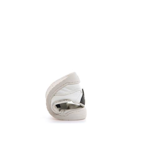 Sneakers garçon synthétique fermeture adhésive barefoot blanc-bleu marine+Blanc-bleu_marine+Blue marine 3 - vertbaudet enfant 